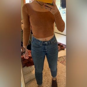 Wild fable cropped long sleeve